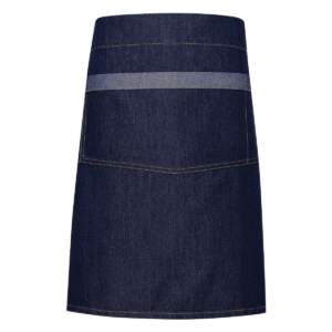 Tablier taille denim mi-long OEKO-TEX — Premier PR128 - Indigo Denim