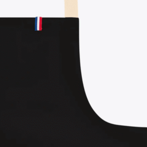 Tablier enfant coton biologique 240 g/m² — VADF TA-03 - Noir