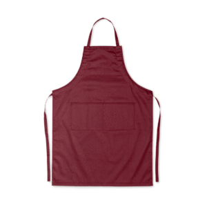 Tablier ajustable poly-coton 190 g/m² — Fitted Kitab Granada - Bordeaux