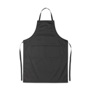 Tablier ajustable poly-coton 190 g/m² — Fitted Kitab Granada - Noir