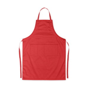 Tablier ajustable poly-coton 190 g/m² — Fitted Kitab Granada - Rouge