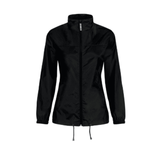 Veste coupe-vent femme pliable nylon 185 g/m² — B&C BC302 - Black