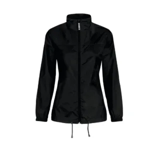 Veste coupe-vent femme pliable nylon 185 g/m² — B&C BC302 - Black