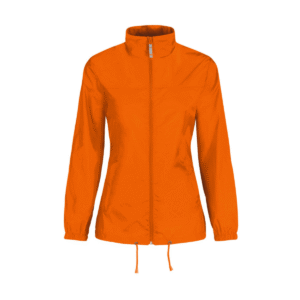 Veste coupe-vent femme pliable nylon 185 g/m² — B&C BC302 - Orange