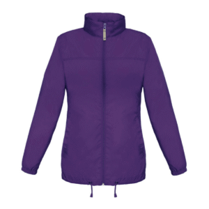 Veste coupe-vent femme pliable nylon 185 g/m² — B&C BC302 - Purple