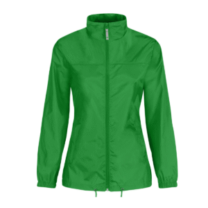 Veste coupe-vent femme pliable nylon 185 g/m² — B&C BC302 - Real Green