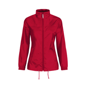 Veste coupe-vent femme pliable nylon 185 g/m² — B&C BC302 - Red