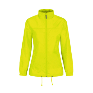 Veste coupe-vent femme pliable nylon 185 g/m² — B&C BC302 - Ultra Yellow