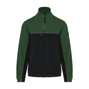 Veste micropolaire bicolore 280 g/m² — WK. DESIGNED TO WORK WK904 - Black / Forest Green