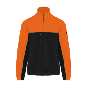 Veste micropolaire bicolore 280 g/m² — WK. DESIGNED TO WORK WK904 - Black / Orange