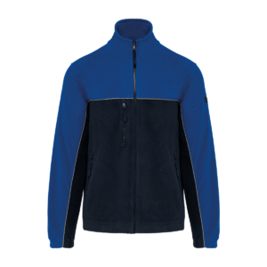 Veste micropolaire bicolore 280 g/m² — WK. DESIGNED TO WORK WK904 - Navy / Royal Blue
