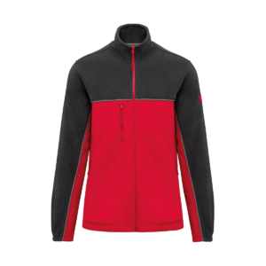 Veste micropolaire bicolore 280 g/m² — WK. DESIGNED TO WORK WK904 - Red / Dark Grey