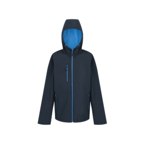 Softshell 2 couches à capuche recyclé 270 g/m² — Regatta RGA705 - Black / New Royal
