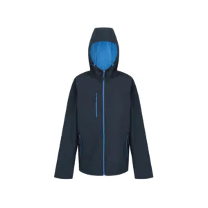 Softshell 2 couches à capuche recyclé 270 g/m² — Regatta RGA705 - Black / New Royal