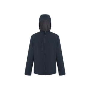 Softshell 2 couches à capuche recyclé 270 g/m² — Regatta RGA705 - Black / Seal Grey