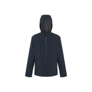 Softshell 2 couches à capuche recyclé 270 g/m² — Regatta RGA705 - Black / Seal Grey