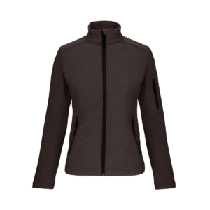 Veste softshell femme 3 couches 300 g/m² — Kariban K400 - Chocolate