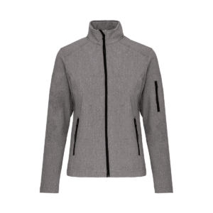 Veste softshell femme 3 couches 300 g/m² — Kariban K400 - Marl Grey