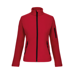 Veste softshell femme 3 couches 300 g/m² — Kariban K400 - Red