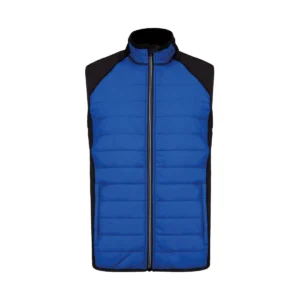 Gilet sport sans manches bi-matière unisexe — Proact PA235 - Dark Royal Blue / Black