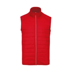 Gilet sport sans manches bi-matière unisexe — Proact PA235 - Sporty Red